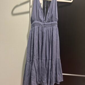 Dainty Hooligan Lavender Backless Dress